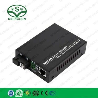 10/100 Single Fiber Fast Ethernet 1310/1550nm 20km Optical Media Converter